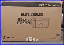 Pelican Products ProGear Elite Cooler 95 Quart Maroon Ice Chest Made in USA