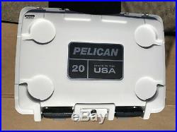 Pelican White Elite 20 Quart Cooler