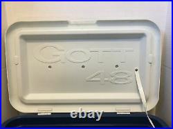 Pre-Owned/UsedGott 48 Cooler Cooler Ice Chest48 qt. CapacityModel 1948Blue