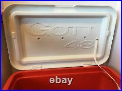 Pre-Owned/UsedGott 48 Cooler Cooler Ice Chest48 qt. CapacityModel 1948Red