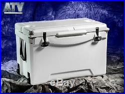Premium Hard Case Cooler Ice Chest Insulated 75 Qt withWheels