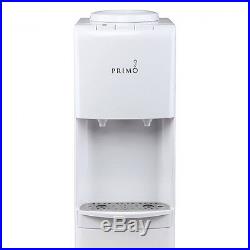 Primo Top Loading 3 or 5 Gallon Hot & Cold Water Cooler, White (Refurbished)