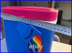 RARE Vintage 1980s 1990s Igloo Tag Along 24 Cooler Rainbow Shoulder Strap PRIDE