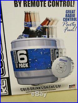 RC Cooler 6 Pack Beer Cooler Radio Control W Remote by Interactive 22029 NEW