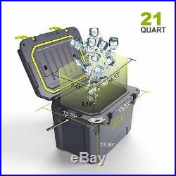 REYLEO Cooler, 21-Quart/20L Rotomolded Cooler, 30-Can Capacity, 3-Day Ice Retent