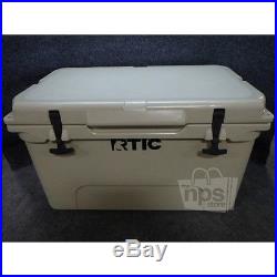 RTIC 45 Quart Cooler, Tan, 11.25 gallons, 26-1/2 x 15-7/8 x 16-1/2