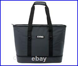 RTIC Day Cooler Insulated Tote Beach Bag Graphite Black