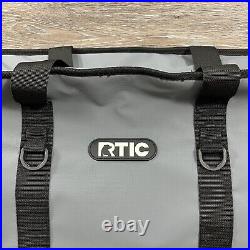 RTIC Day Cooler Insulated Tote Beach Bag Graphite Black Outdoor Camping