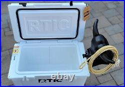 RTIC Hard Cooler, 45 Qt, Pendleton Whisky Edition with Steer Head & Lasso RARE