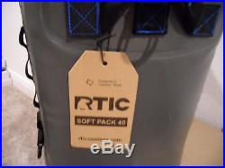 RTIC SoftPak 40 SoftPack Soft Side Cooler Holds 40 Cans Brand New Artic