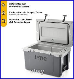 RTIC Ultra-Light 52 Quart Hard Cooler Insulated Portable Ice Chest Box