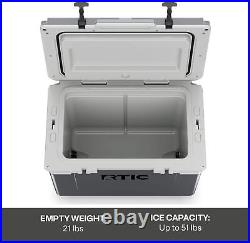 RTIC Ultra-Light 52 Quart Hard Cooler Insulated Portable Ice Chest Box