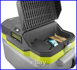 RYOBI Chest Cooler 18-Volt 1.3Ah Battery 50 Qt. 4 hrs. Runtime Cooling Plastic