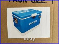 Rare Bud Light Igloo Stainless Steel 54 Qt Cooler Ice Chest In Factory Box