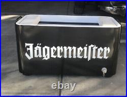 Rare Jagermeister Limited Edition Cooler on Stand With Wheels -LOCAL PICKUP ONLY