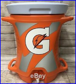 Rare NFL 4 HANDLE 10 Gallon Gatorade EASY POUR Game day Sideline Water Cooler