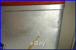 Rare Vintage Cronstroms Aluminum Canada Dry Advertising Cooler Chest Ice Box
