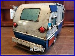Retro Style Caravan Camper Cooler Modeled after a 1958 Shasta Towable Camper