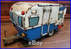Retro Style Caravan Camper Cooler Modeled after a 1958 Shasta Towable Camper