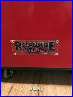 Roadside Relics Fender Guitar Vintage Cooler Mancave Garage Ice chest Soda