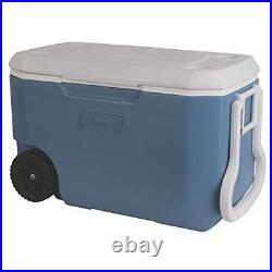 Rolling Cooler 62 Quart Xtreme 5 Day Keeps Ice Up to 5 Days, Blue
