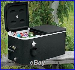 Rolling Cooler Large Portable Capacity Ice Chest Party Outdoor Patio Deck Drink
