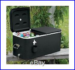 Rolling Party Cooler Entertaining Patio Portable Beer Storage Drink Cool Outdoor