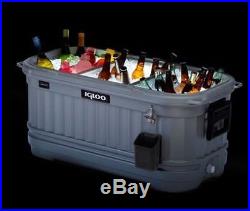 Rolling Patio Bar Party Cooler Ice Chest Igloo LiddUp Illuminated Cool Riser Tec