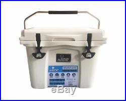 Roto Molded Cooler, nICE Heavy Duty Insulated Ice Chest 22 Quart White