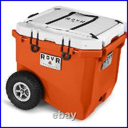 RovR RollR Portable Rolling Insulated Cooler with Wheels, 45 Quart (For Parts)