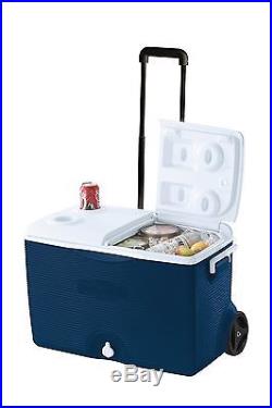 Rubbermaid Ice Chest / Cooler Blue 60-quart Wheeled (FG2A9002MODBL)