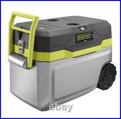 Ryobi 18V One+ 50qt. Wheeled Cordless Cooling Cooler Battery Included