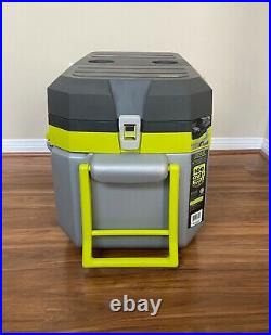 Ryobi 18V One+ 50qt. Wheeled Cordless Cooling Cooler P3370 + BATTERY + CHARGER