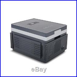 SOAC 12V Car Mini Refrigerator Compact Outdoor Fridge Cooler/Warmer 12L Grey