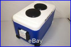 Stereo Cooler, Wheels, Bluetooth, Lithiun ion battery, rapid charger