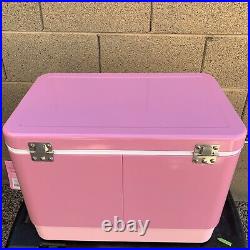 Stoney Clover Lane Target 54 Quart Pink Party Cooler Ice Chest Holds 80 Cans