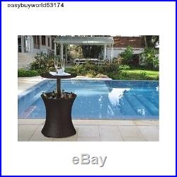 Swimming pool iced bar table Rattan house party outdoor indoor entertainment