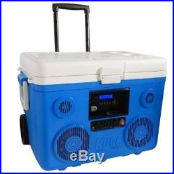TAILGATE PARTY Bluetooth COOLER with Wheels 40 qt. Built-in Audio Speaker 350w