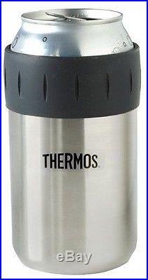 THERMOS Insulated Stainless Steel 12 oz Can Cooler durable Koozie FREE SHIPPING