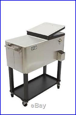 TRINITY TXK-0802 Stainless Steel Cooler with Shelf