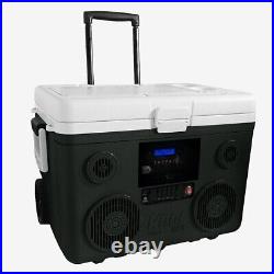TUNES2GO KoolMAX 40 Qt Cooler Bluetooth Speaker System 350W Boombox Gray
