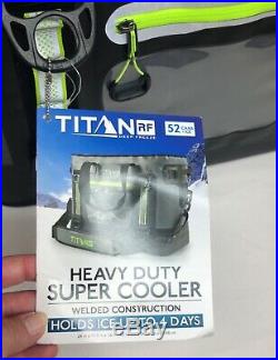 Titan RF Welded 35 Qt Heavy Duty Soft Sided Waterproof Super Cooler 24 New