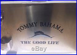 Tommy Bahama 100 Quart Stainless Steel Patio Ice Chest Party Cooler
