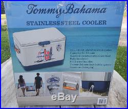 Tommy Bahama 54Qt. STAINLESS STEEL TABLETOP COOLER NEW SEALED IN BOX