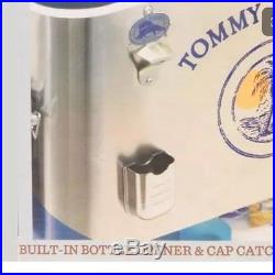 Tommy Bahama Rolling Stainless Steel Party Cooler 100 Quart BRAND NEW IN BOX