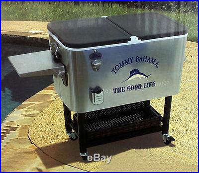 Tommy Bahama Stainless Patio Cooler Ice Chest Tommy Bahama Cooler 100 Quart