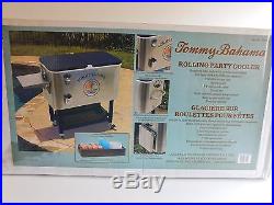 Tommy Bahama Stainless Steel 100 Quart Rolling Party Cooler Brand New in Box