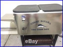 Tommy Bahama Stainless Steel Ice Chest Patio Cooler 100Qt The Good Life