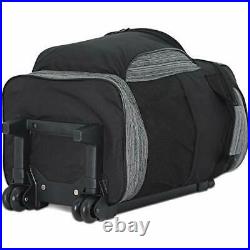 Travelers Club 18 Cool Carry Insulated Rolling Cooler Gray Haze