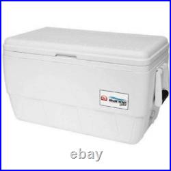 Ultra Cooler White 48 Quart Igloo Marine Insulated Body and Lid Ice Chest Box